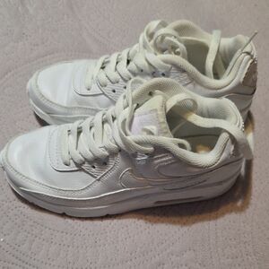 Nike White Mesh Sneakers